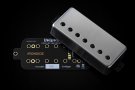 Mayones Guitar Pickup Velvetrone Ironside 7 Bridge Brushed nickel cover Black bolts